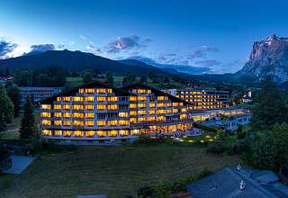 Sunstar Hotel Grindelwald Blue Hour Aufnahme