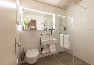 Sunstar Hotel Grindelwald Einzelzimmer Budget Nova Badezimmer s