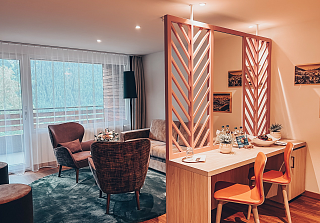 Wohnbereich Mettenberg Suite Grindelwald