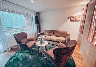 Wohnbereich Mettenberg Suite Grindelwald